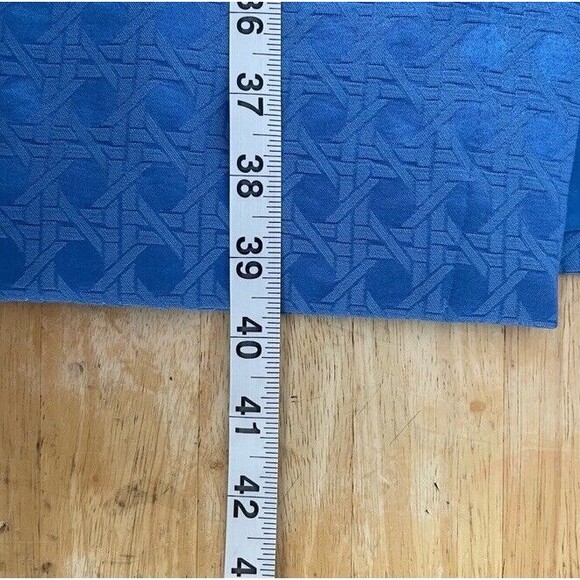 ANNE KLEIN Sheath Dress Cobalt Blue Sleeveless Textured Casual Workwear 12 NEW - Picture 11 of 13